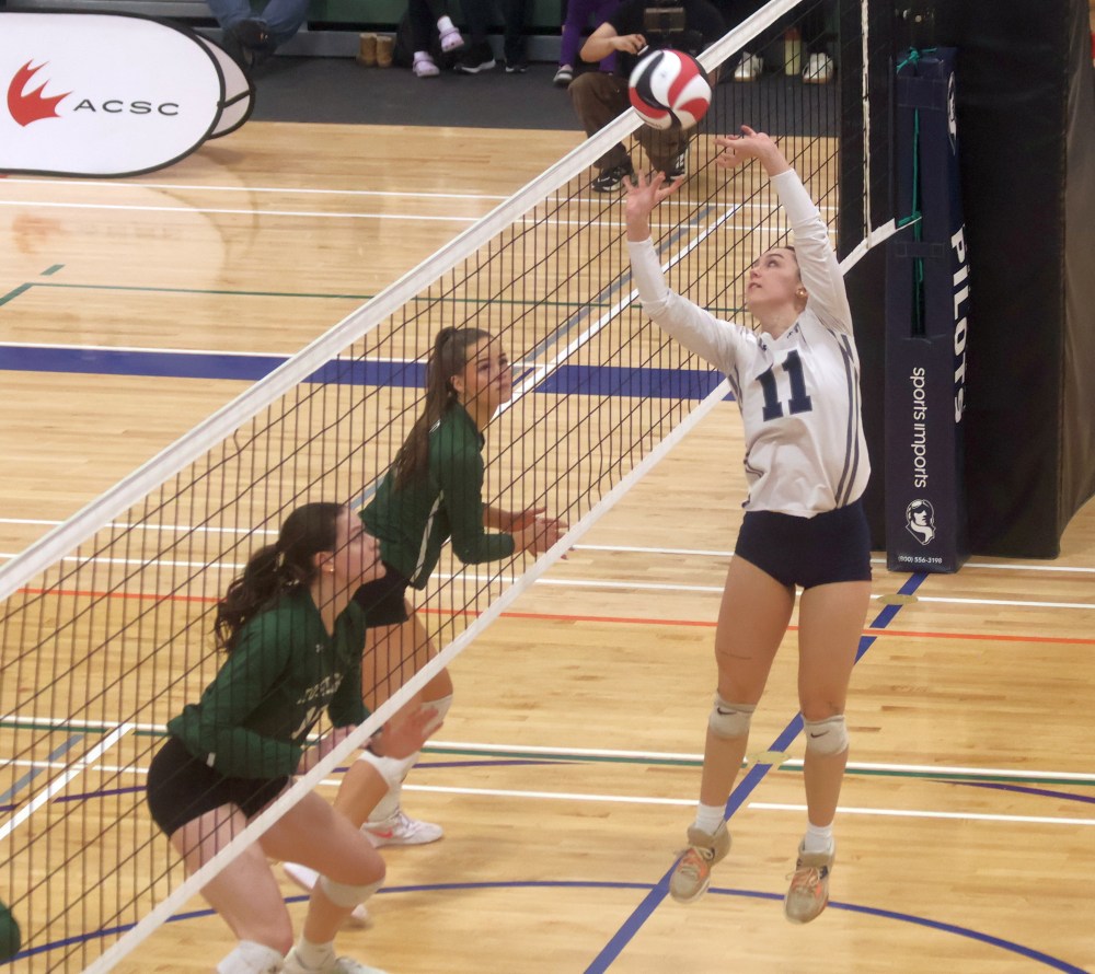 Providence hosted the CCAA national women's volleyball championships March 11-14. (Cassidy Dankochik The Carillon)