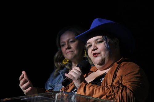 GREG VANDERMEULEN THE CARILLON 

Program and volunteer coordinator Carla Walker and executive director Audrey Harder shared their thoughts on another busy year and the need for funds.