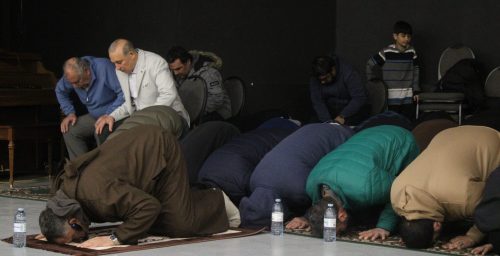 GREG VANDERMEULEN THE CARILLON 

Members of the Steinbach Mosque and guests met for evening prayers and fellowship on March 1, as part of Ramadan celebrations. The potluck saw Muslims gather at sunset, break fast with dates and water, pray, and then share a meal. The Islamic celebration takes place in the ninth month of the Islamic calendar. Ramadan is observed by Muslims world-wide and is a month of fasting from dawn to sunset, communal prayer, reflection and community. This year Ramadan takes place Feb. 18 to March 19.