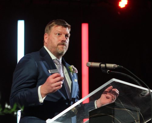 MATTHEW FRANK THE CARILLON 

Steinbach Credit Union CEO Curtis Wennberg said the credit union has hit record-breaking numbers and performed strongly in 2025 during its annual general meeting on March 17.