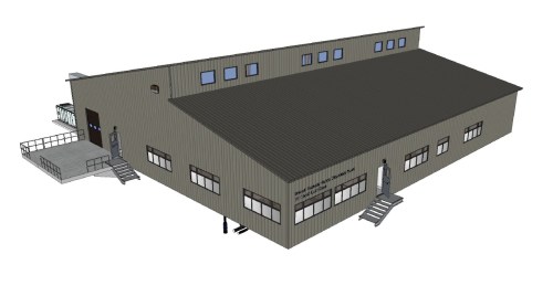 SUPPLIED 

A rendering of the planned water treatment facility that was originally expected to be completed in the RM of Springfield in 2025.