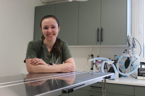 MATTHEW FRANK THE CARILLON 

Dr. Jennifer Michaud opened The Ste Anne Veterinary Hospital, 141 Centrale Ave., on Feb. 9.