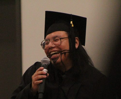 MATTHEW FRANK THE CARILLON 

RRC Polytech health-care aide graduate Sydney Murdock said having the program taught on the reserve creates a pathway for people seeking education.