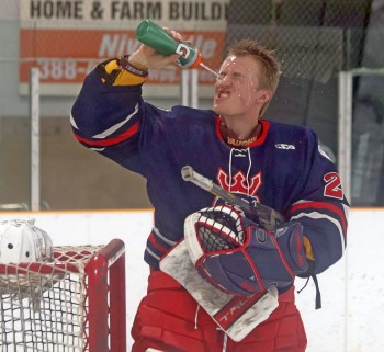Ile des Chenes won game two of the SEMHL championship finals. (Cassidy Dankochik The Carillon)