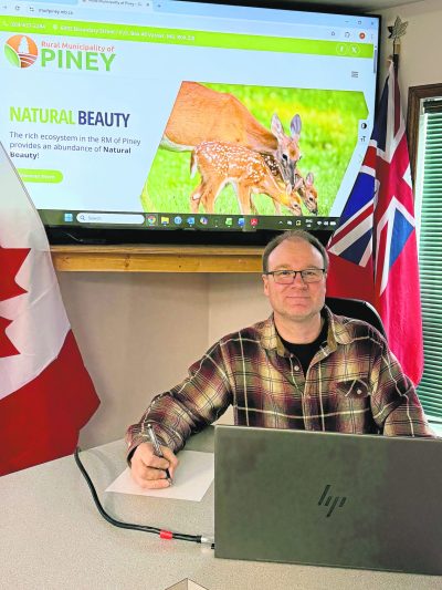 Submitted by the RM of Piney 

RM of Piney CAO Martin Van Osch presented this year’s budget to council which gave first reading and if there are no changes will be approved by April 28. The mill rate stayed the same at 12.09 mills.