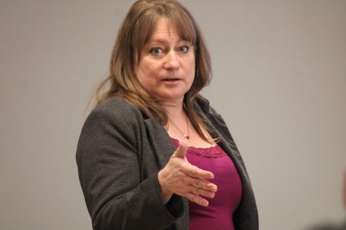 GREG VANDERMEULEN THE CARILLON 

Steinbach Community Outreach office manager Charlene Kroeker.