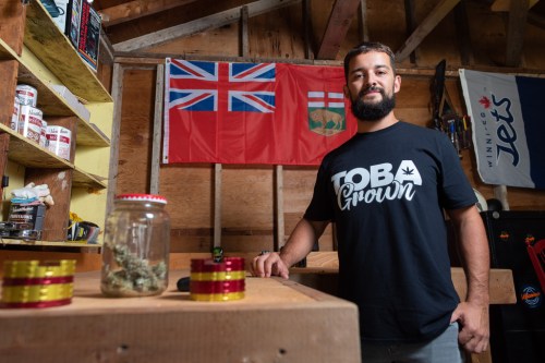 JESSE BOILY WINNIPEG FREE PRESS ARCHIVES 

Jesse Lavoie, founder of Tobagrown, launched a petition on April 20 to have a vote on allowing retail cannabis shops in Steinbach.