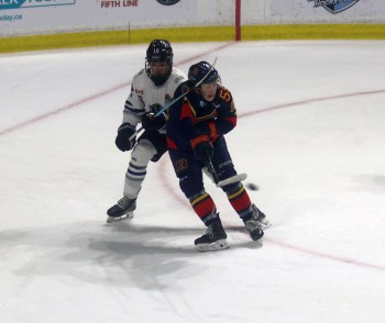 This Merik Boles tip sent the Niverville Nighthawks into the Centennial Cup final, serving as the winner in a 4-3 come from behind victory over Ontario Junior Hockey League champions Toronto. (Cassidy Dankochik The Carillon)