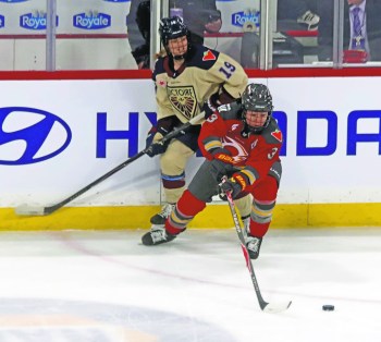 Fans who took in the PWHL Takeover Tour game in Winnipeg saw a finals preview between Montreal and Ottawa. (Cassidy Dankochik Carillon Archives)