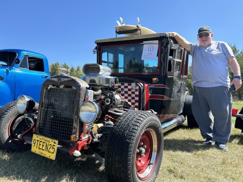 GREG VANDERMEULEN THE CARILLON 

Les Yasinsky stands with his 1925 Dodge Rat Rod.