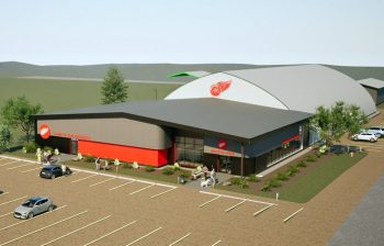 RM OF HANOVER 

The new architectural rendering of the Grunthal Arena.