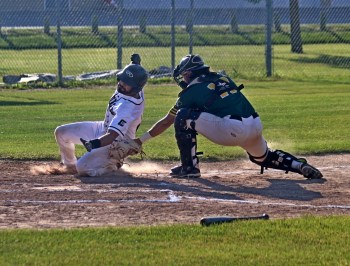 The Carillon Sultans dropped a game to West Winnipeg in Winnipeg Senior Baseball League action in Steinbach June 25. (Cassidy Dankochik The Carillon)