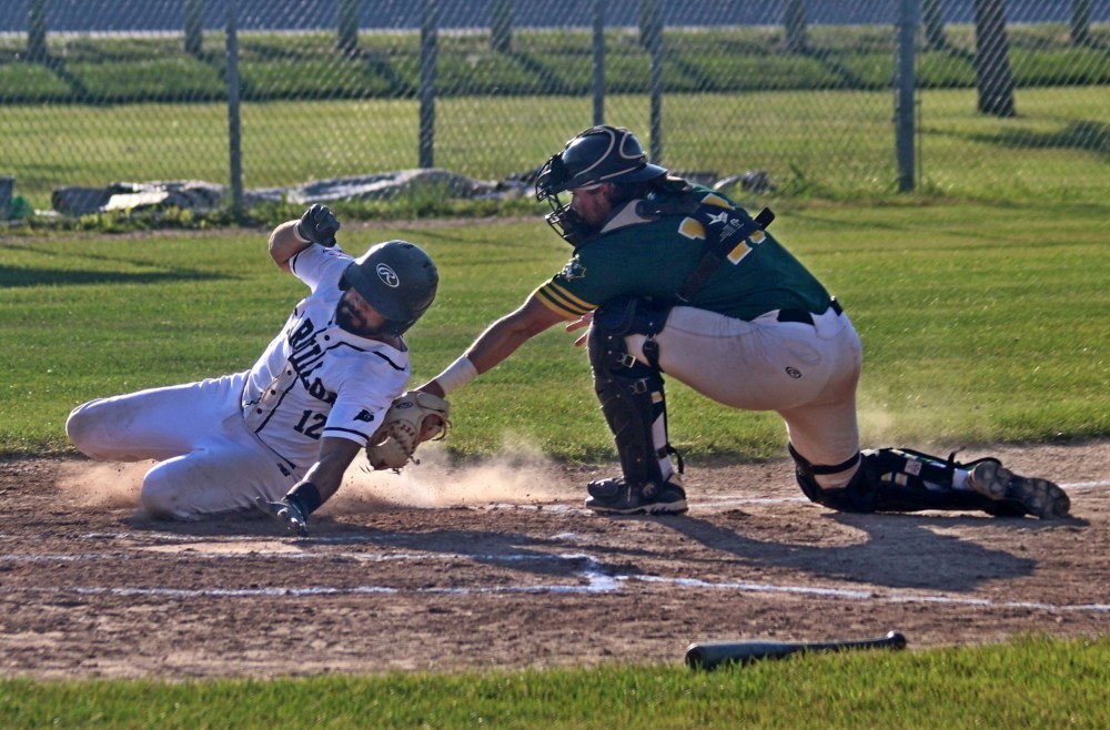 The Carillon Sultans dropped a game to West Winnipeg in Winnipeg Senior Baseball League action in Steinbach June 25. (Cassidy Dankochik The Carillon)