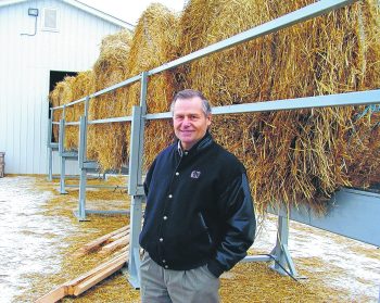 CARILLON ARCHIVES 

Landmark area farmer Ron Penner expects a new straw-burning furnace will drastically reduce heating costs for his poultry barns.