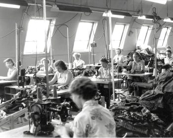 CARILLON ARCHIVES 

The Monarch Wear Clothing factory was back in operation just a month after closing the doors in St Pierre and moving the building to Steinbach.