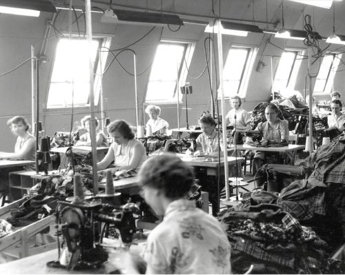CARILLON ARCHIVES 

The Monarch Wear Clothing factory was back in operation just a month after closing the doors in St Pierre and moving the building to Steinbach.