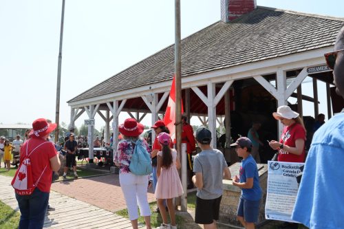 Canada Day celebrations begin at MHV with a flag raising ceremony and free birthday cake.