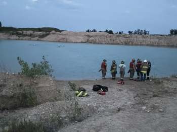 RCMP HANDOUT
Police responded to the drowning at a gravel pit near Grunthal.