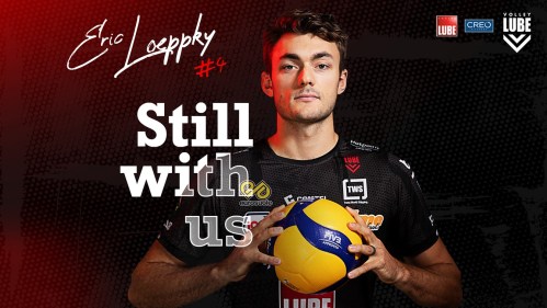 Eric Loeppky will be back playing for Lube for the next two seasons. (Lube Social Media)