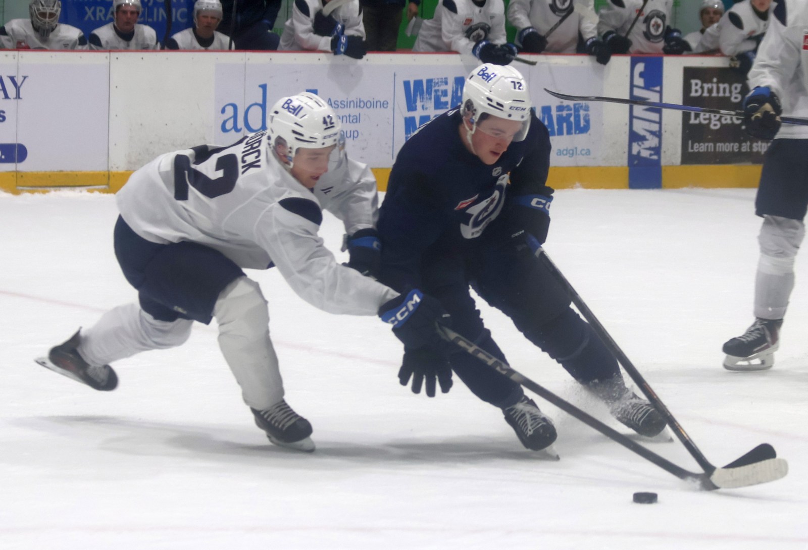Owen Martin relies on experience at second Winnipeg Jets development camp