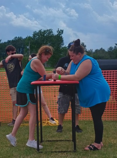 JODI OVERTON THE CARILLON 

Family Day was celebrated in Middlebro on July 18 with residents coming out to enjoy the Grit and Glory Games which included events such as leg wrestling, arm wrestling and pillow fights. The day also offered Bingo, plenty of food and an evening Texas Hold’em tournament.