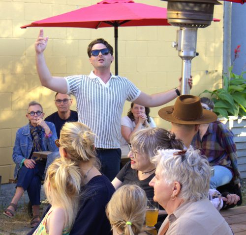 GRAHAM WALKER THE CARILLON 

Flipside Opera and Art Song Collective cast member Nolan Kehler sings La Danza, a famous and fast-paced patter song by Gioachino Rossini in the Tarantella Neapolitan style, keeping breath and physicality in balance for the performance.