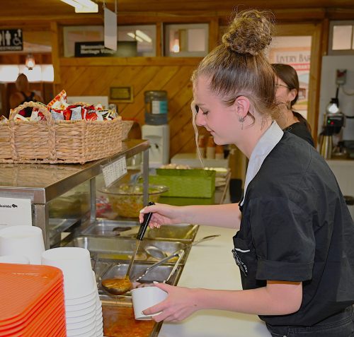 MENNONITE HERITAGE VILLAGE 

Summer staff serve MHV visitors delicious traditional Russian Mennonite cuisine.