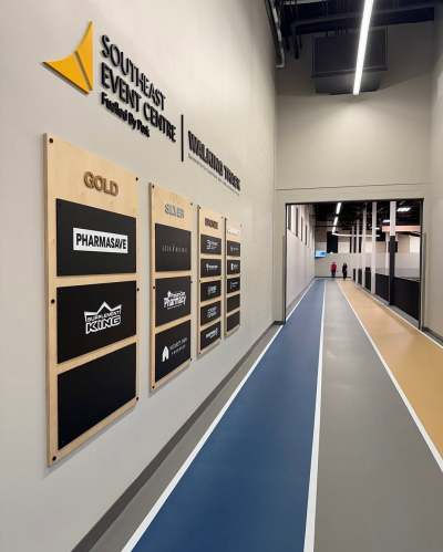 The walking track at the Southeast Event Centre will be the new home for the Eastman Flames. (Southeast Event Centre)