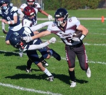 Springfield dropped a tier 2 AAAA football game to West K in Winnipeg High School Football League action Sept. 17. (Cassidy Dankochik The Carillon)
