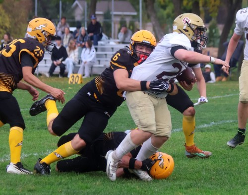 Ben Webster is playing on both offense and defense for SRSS this season. (Cassidy Dankochik The Carillon)