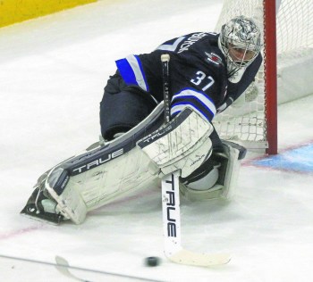 Cassidy Dankochik Carillon Archives 

Connor Hellebuyck confirmed he requested a trade from the Winnipeg Jets Aug. 27 through his Steinbach player agent, Ray Petkau. 

Cassidy Dankochik Carillon Archives 

Connor Hellebuyck confirmed he requested a trade from the Winnipeg Jets Aug. 27 through his Steinbach player agent, Ray Petkau.