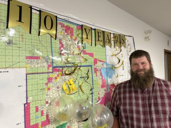GREG VANDERMEULNE THE CARILLON 

Piney Chamber of Commerce president Jason Ginter said a decade is an important milestone.