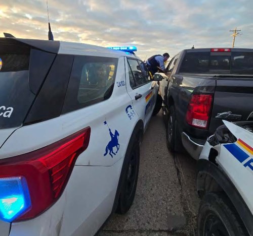 RCMP HANDOUT 

Police arrested a North Dakota man after he led them on a high speed chase on Highway 75.