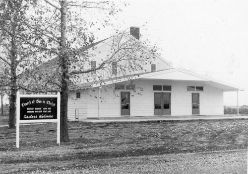CARILLON ARCHIVES 

The Church of God in Christ on Townline Road (Loewen Boulevard) was built in 1960.