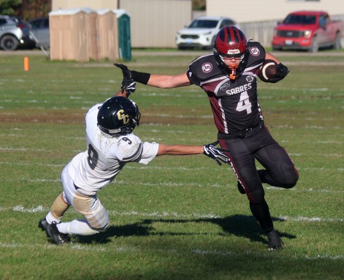 Springfield moved to 3-1 on the season in WHSFL AAAA Tier 2 action in Oakbank. (Cassidy Dankochik The Carillon)
