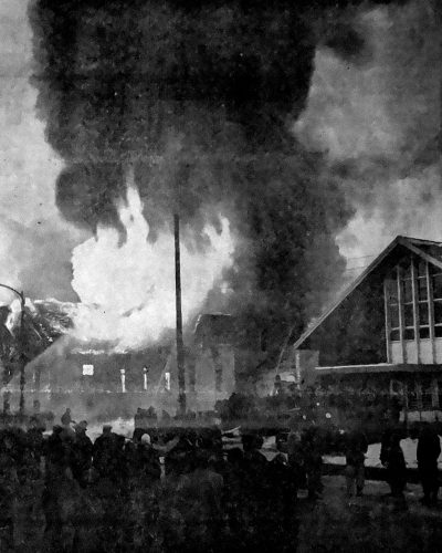 CARILLON ARCHIVES 

The Steinbach Fire Department, fighting their first major fire since 1956, saved not only an EMC church building under construction but a number of nearby structures as well, leading it to be suggested a good percentage of the town’s million dollar waterworks system was paid for on that one Monday evening.