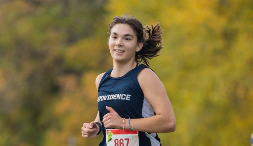 Providence's Amariah Zult won the first-ever Manitoba Colleges Athletic Conference cross-country race last weekend. (MCAC)